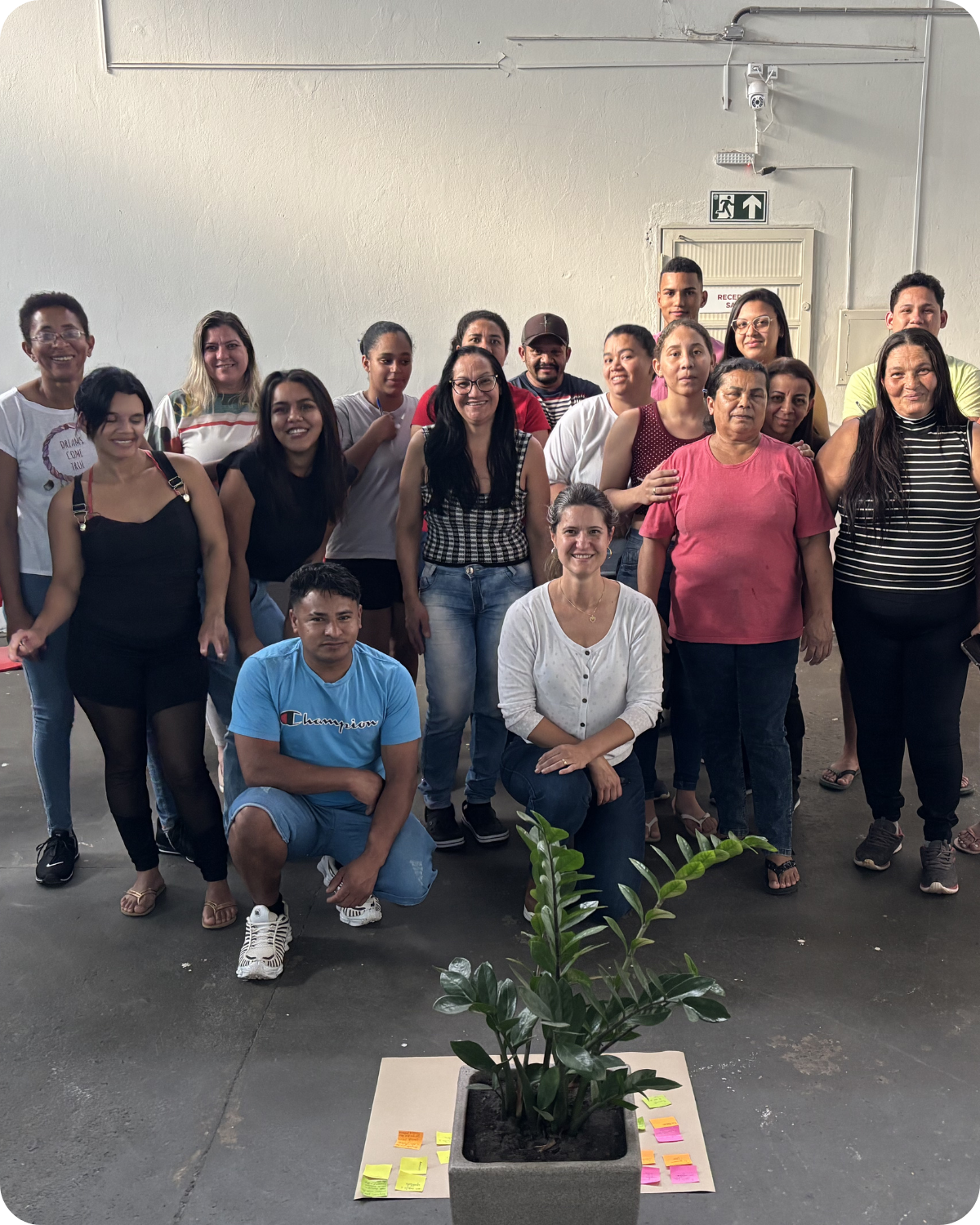Juliana Bridi em facilitação de equipe